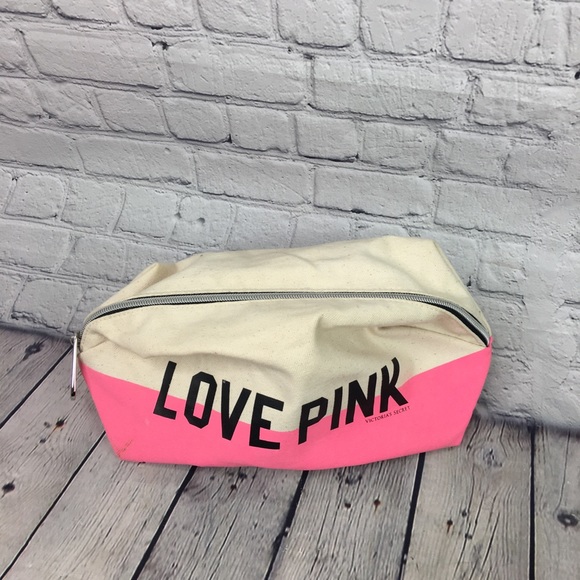 PINK Victoria's Secret Handbags - Pink Victoria’s Secret Makeup Cosmetic Bag
